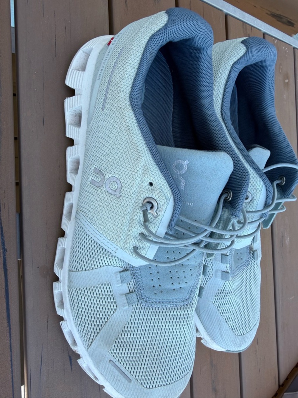 On Running Women's Athletic Sneakers in Glacier color - Picture 3 of 6